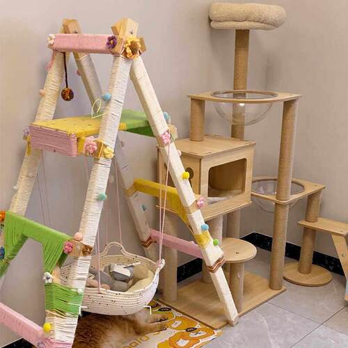 猫爬架家用猫抓板一体大猫专用diy自制麻绳配件耐磨不掉屑
