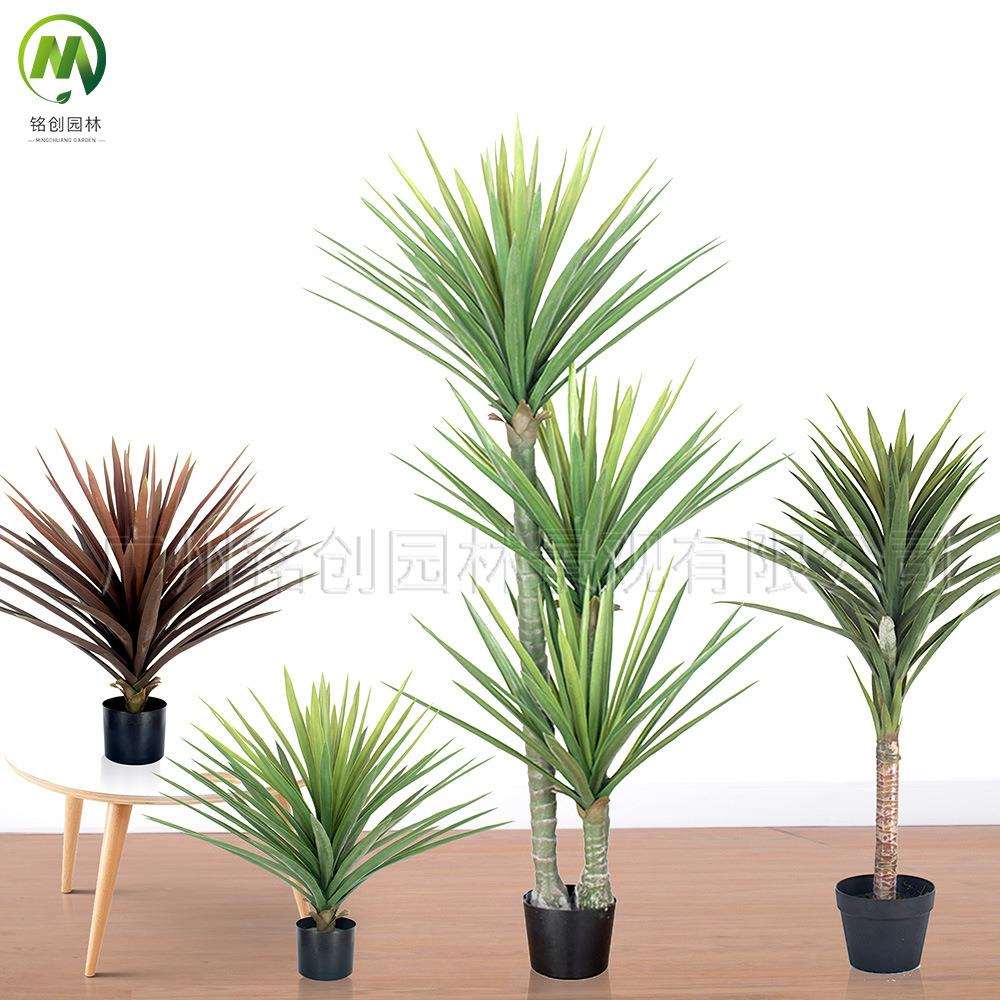 热带沙漠植物仿真剑兰绿植盆栽 北欧大型盆景仿真剑麻铁树植物