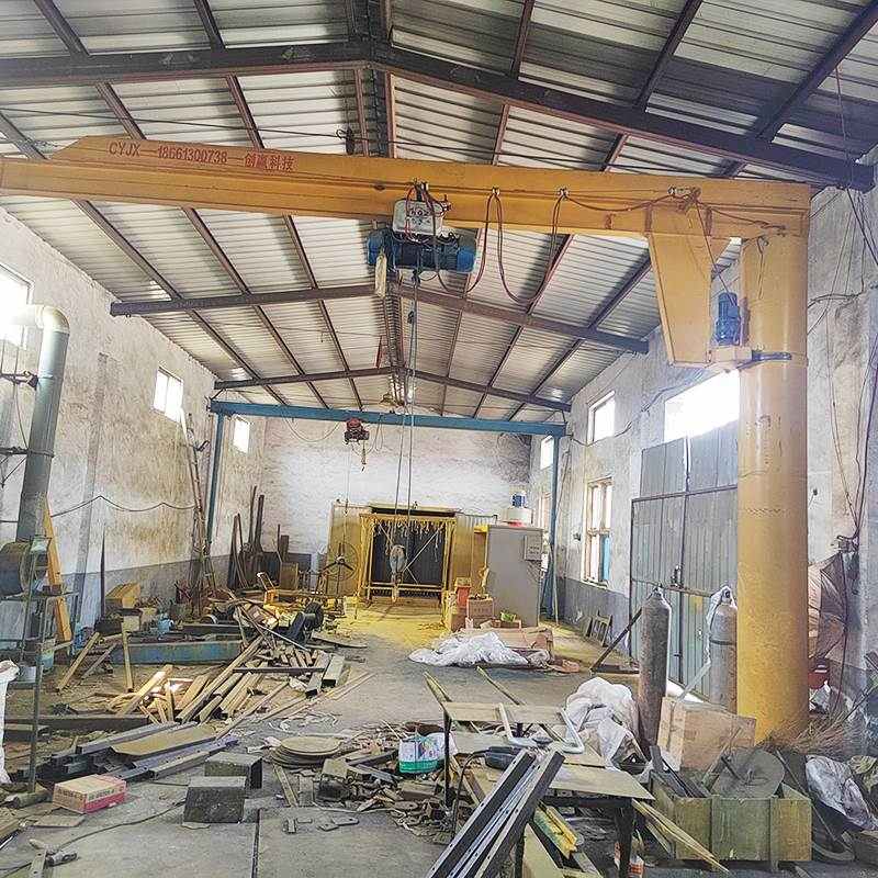 小型移动式单臂吊墙壁吊机立柱式悬臂吊电动旋转1吨3吨5吨起重机