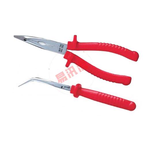 AP0516N弯嘴型电话钳AP0520N尖头钳安全手柄断线钳五金工具