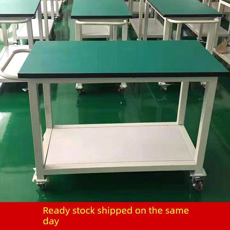 防静电小车物料周转小车轮式工作台车间工具小车带抽屉不锈钢小车