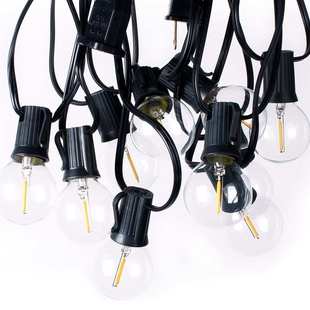 东莞厂家G40 饰灯串美规25F25灯E12节日氛围灯串 1S灯串LED装