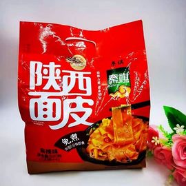 陕西西安特色小吃凉皮面皮520g多口味懒人速食夜宵方便食品冲泡面