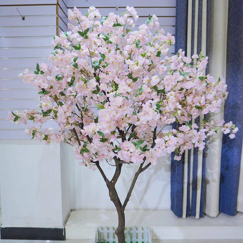 仿真樱花大型落地景观海的棠花HJHT001苹果树花梨室内高植物花粉