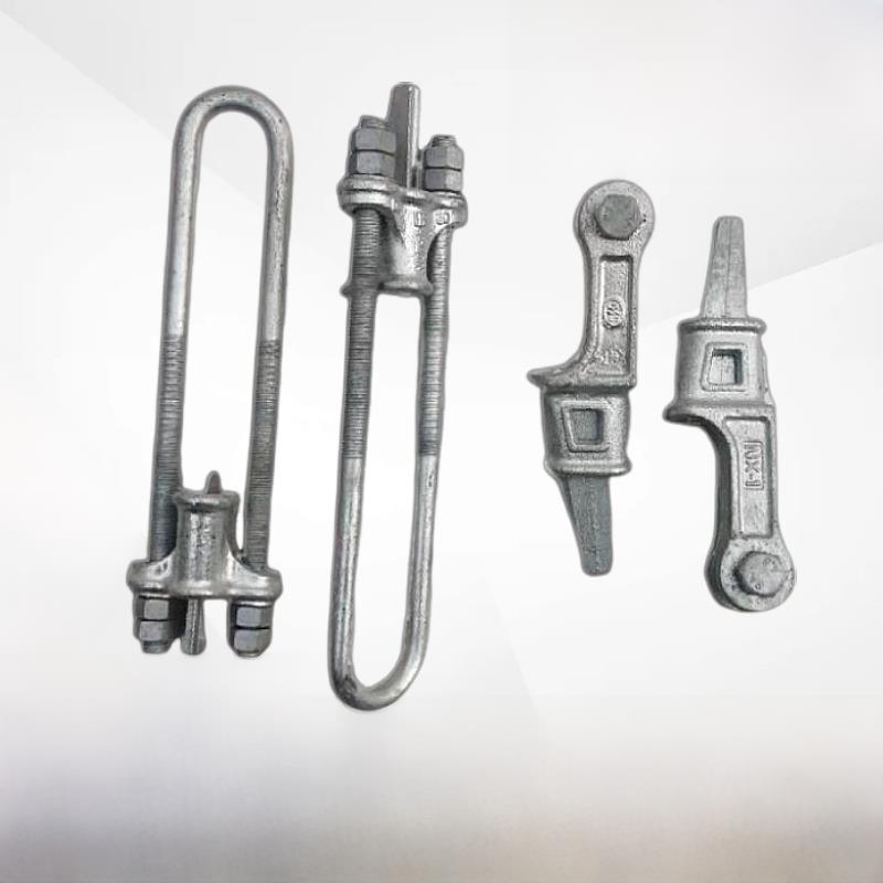 国标电力金具NUT-1可调式热镀锌楔形线夹厂家直销NX-1斜拉线线夹