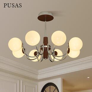 中古法式 客厅吊灯包豪斯覆古魔豆高级感饭厅设计师vintage卧室灯