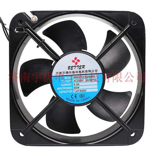 宁波贝德尔 200FZY2-S(20060) AC220V 轴流风机 机箱机柜散热风扇