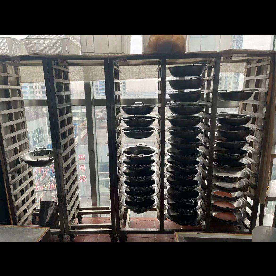 不锈钢火锅锅架架子架子车商用重庆火锅火锅店做多层