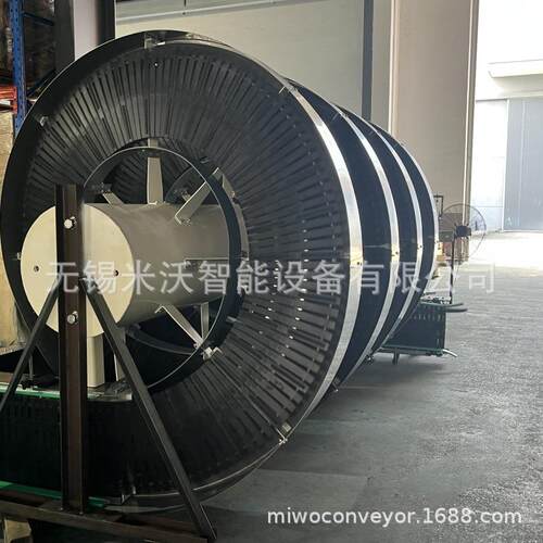 垂直搬运螺旋机 双轴承Spiral conveyor苏州电商烟草货物升降输送