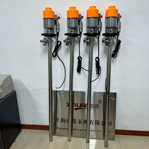 信莲HD-EX2-V+SS316L-1200手提式电动抽液泵防爆插桶泵电动油桶泵