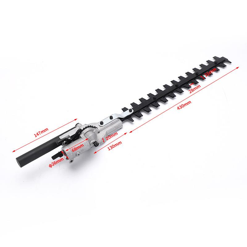 高剪头，高枝锯头高枝绿篱枝工作头7齿9齿24mDDG26机mmm28mm