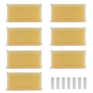 出口型热销蜂具7PCS自流蜜巢础蜂脾自流蜜蜂箱自动取蜜塑料巢础