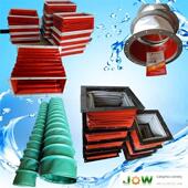 方形耐高温通风管矩形防火软风道防火伸缩硅胶布管道帆布软连接