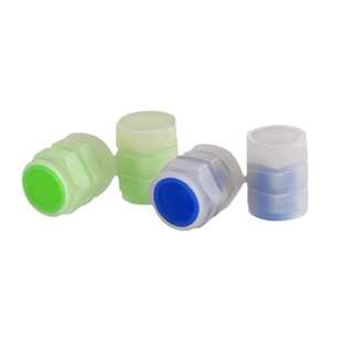 夜光气嘴汽车轮胎气门嘴帽发光电动车摩托车真空胎通用气门芯盖套