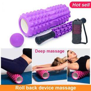 Yoga column Foam shaft muscles relax roller mace massage 45