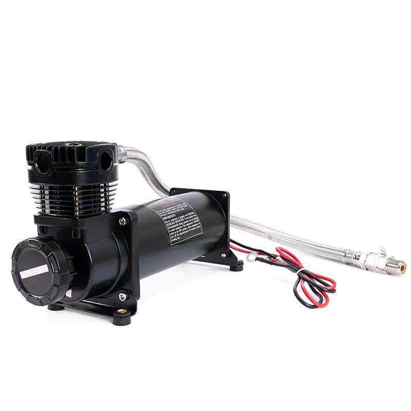 便携式小型直流空压机改装气喇叭悬挂减震车用金属12v24v压缩机