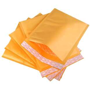 黄色牛皮纸气泡信封袋批发泡沫快递包装袋防水防震快递包装气泡袋