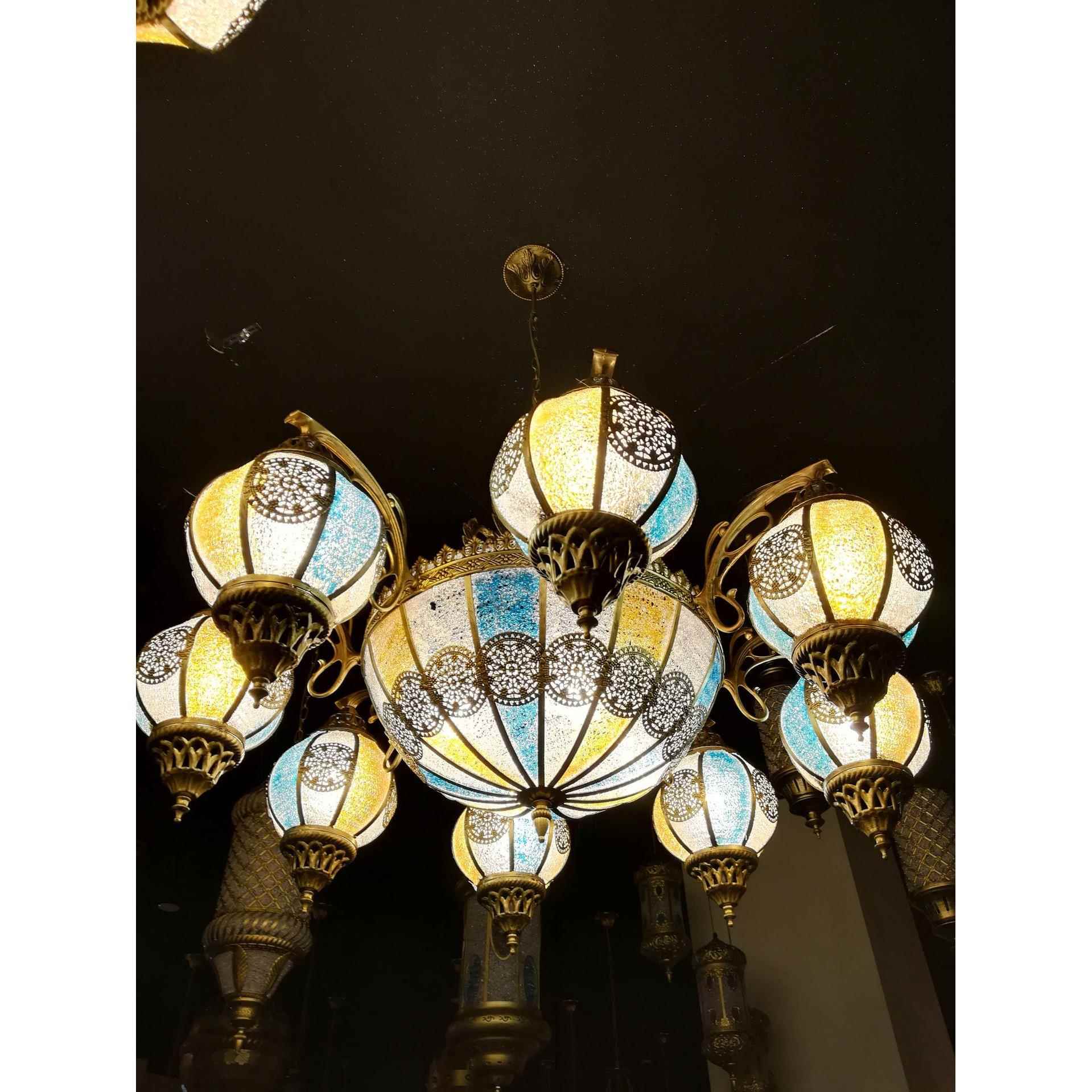 创意客厅灯波西米亚复式楼梯灯卧室东南亚别墅水晶大吊灯