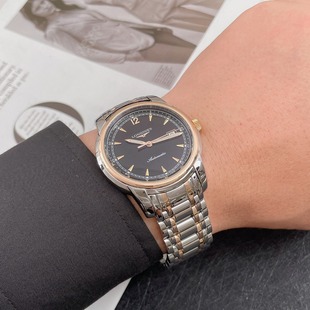 表L2.766.5.59.7 浪琴索伊米亚手表间18K金自动机械男款 9.8新