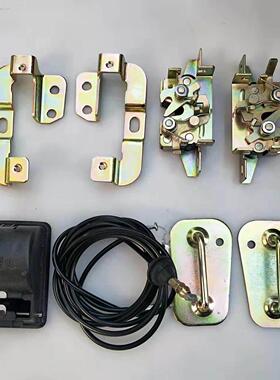 陕汽重卡迪朗奇新M3000三代面板锁总成前机盖锁附件面罩锁拉线 线