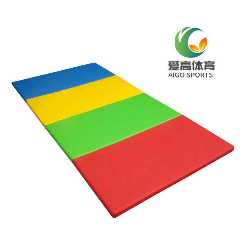 多用途折叠垫彩虹垫运动垫加厚折叠垫爬行垫体操健身翻滚匍匐垫子