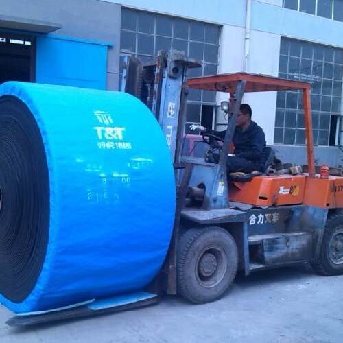 强拉力钢丝绳输送带耐磨钢丝绳胶带ST1000矿山用钢丝绳输送带