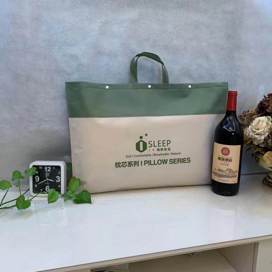 枕芯无纺布手提袋乳胶枕乔麦枕羽丝枕多功能枕芯袋礼品包袋