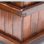 加固防腐木花箱轻露奢户外季 526台绿植果方树种植箱长形实木月大