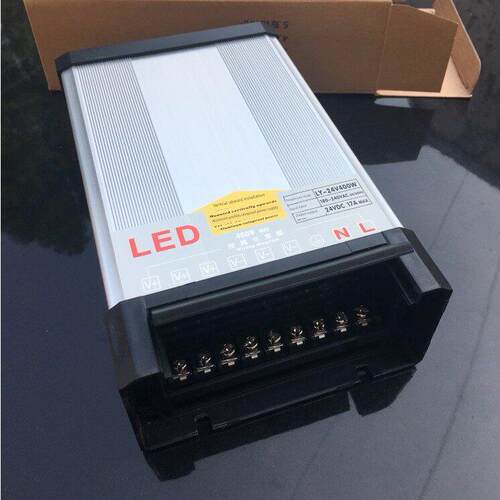 防雨Led电源24V16A400W开关电源Dc24V护栏管洗墙灯线灯变压器