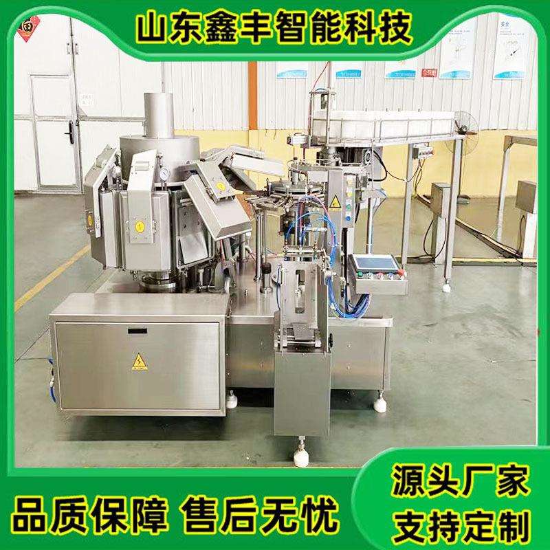 黄桃干榴莲干全自动给袋式包装机牛肉块鸡胸肉给袋式真空包装机
