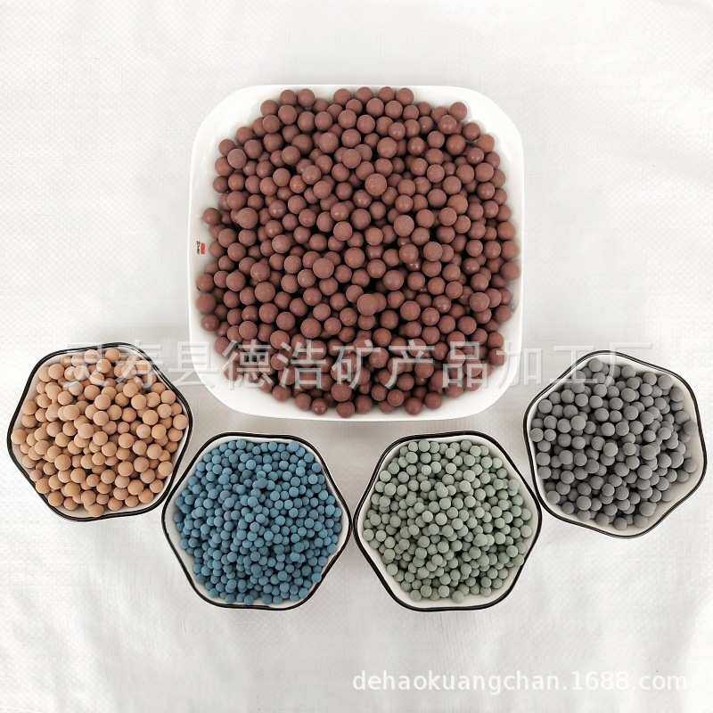 黄土球麦饭石陶瓷球 坐垫床垫填充颗粒花卉铺面彩色陶瓷球 红土球,标准件/零部件/工业耗材,滤料,淘宝优惠券,粉丝福利购,淘宝优惠卷
