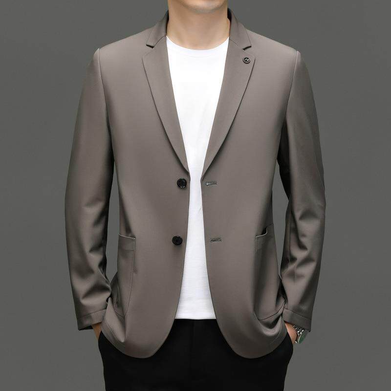 春秋季轻商夹务西2397-BB装男韩版通勤休闲西克小服男装上班便服