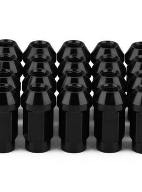 7075-T6铝合金改装轮胎46mm长螺母M12X1.25/1.5M14X1.5盲孔螺母