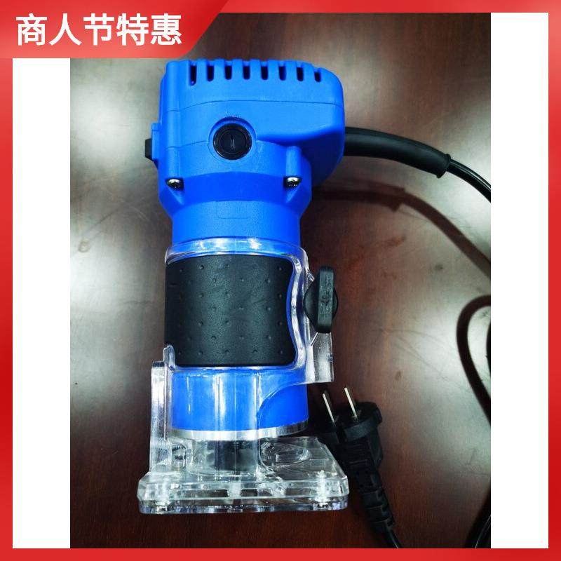 六档调速修边机木工具小锣机电动电木铣开槽机雕刻铝塑倒装工业级