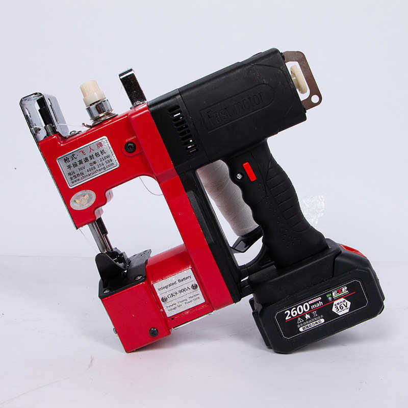 飞人无线封包机封口机编织袋米袋饲料袋小型电动高速充电打包机