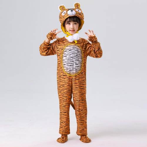 正品儿糖出果屋里的老虎演服爱跳舞的小小怪兽两只老童虎小动物表