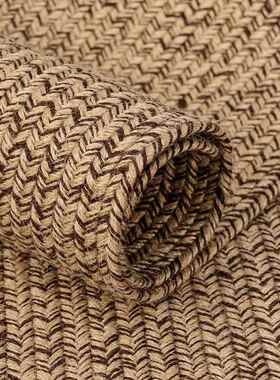 卧手房工编织客厅地毯WRD天然黄麻家日式茶几沙发垫书地垫室用床