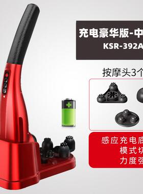 高档美国乐凯仕海豚摩按器背部腰部颈椎手持式棒捶肩震动仪电动敲