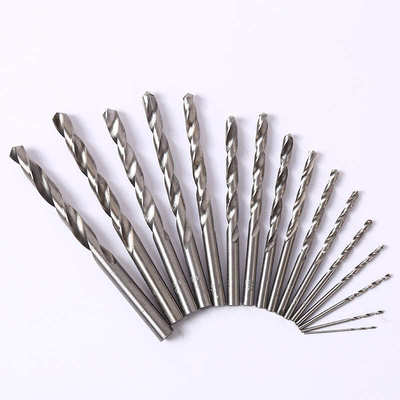 厂家25PCS开天窗铁盒通用麻花钻铁盒装圆柄麻花钻头套装高速钢钻