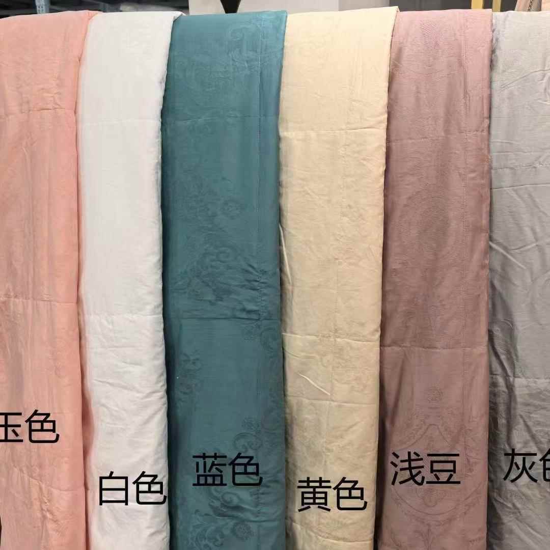 加密全棉双层自充绒糯棉羽绒被被壳被套半成品不钻绒专用内胆套