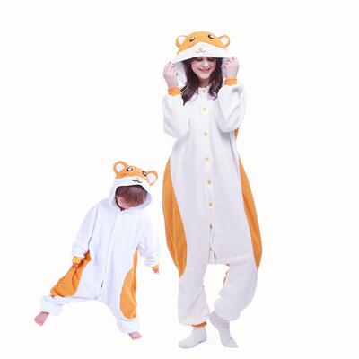 Children Hamster Cartoon Cosplay Onesies Unicorn Pajamas Kid