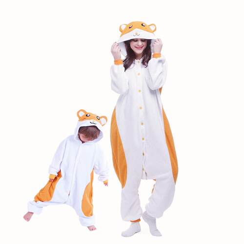 Children Hamster Cartoon Cosplay Onesies Unicorn Pajamas Kid
