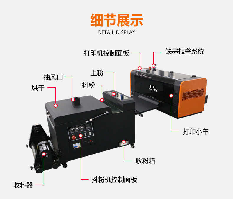 Фото машины 【宝采】dtf printer 全自动印花机衣服专用 a3白墨烫画打印机