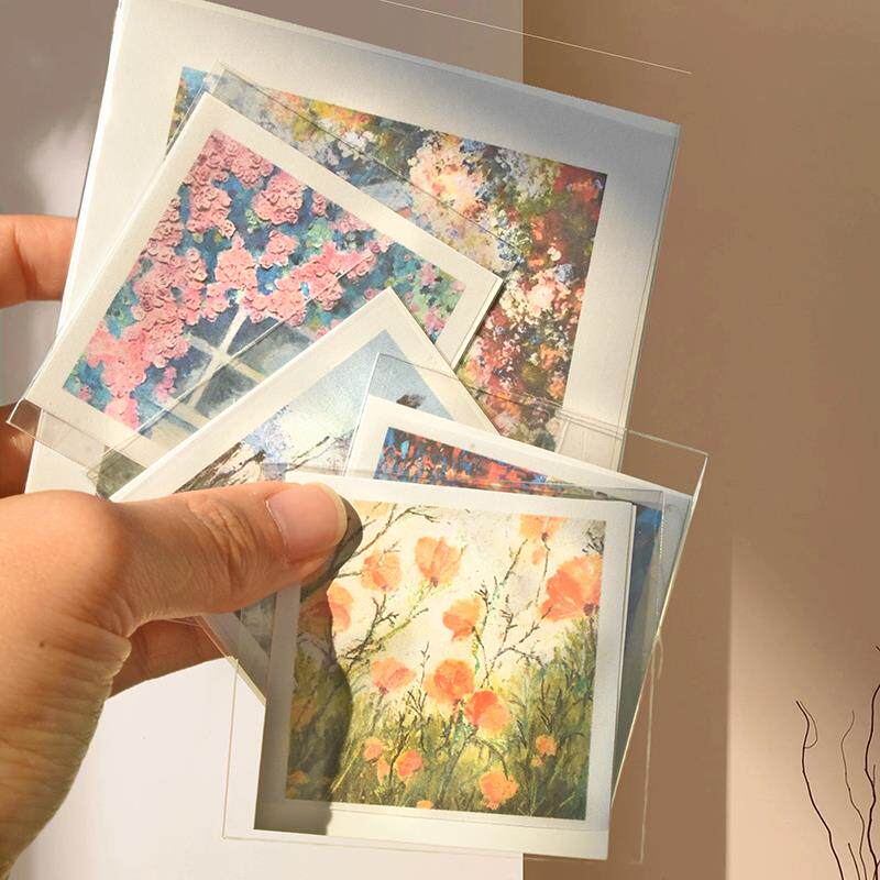 画画作品保存袋自粘袋收纳袋防尘防潮防污资料页塑封袋正方形长方