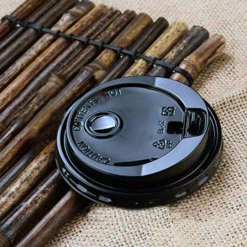 奶茶纸杯盖90口径注塑盖红心爱心塞盖双孔盖杯盖密封盖子珍珠吸管