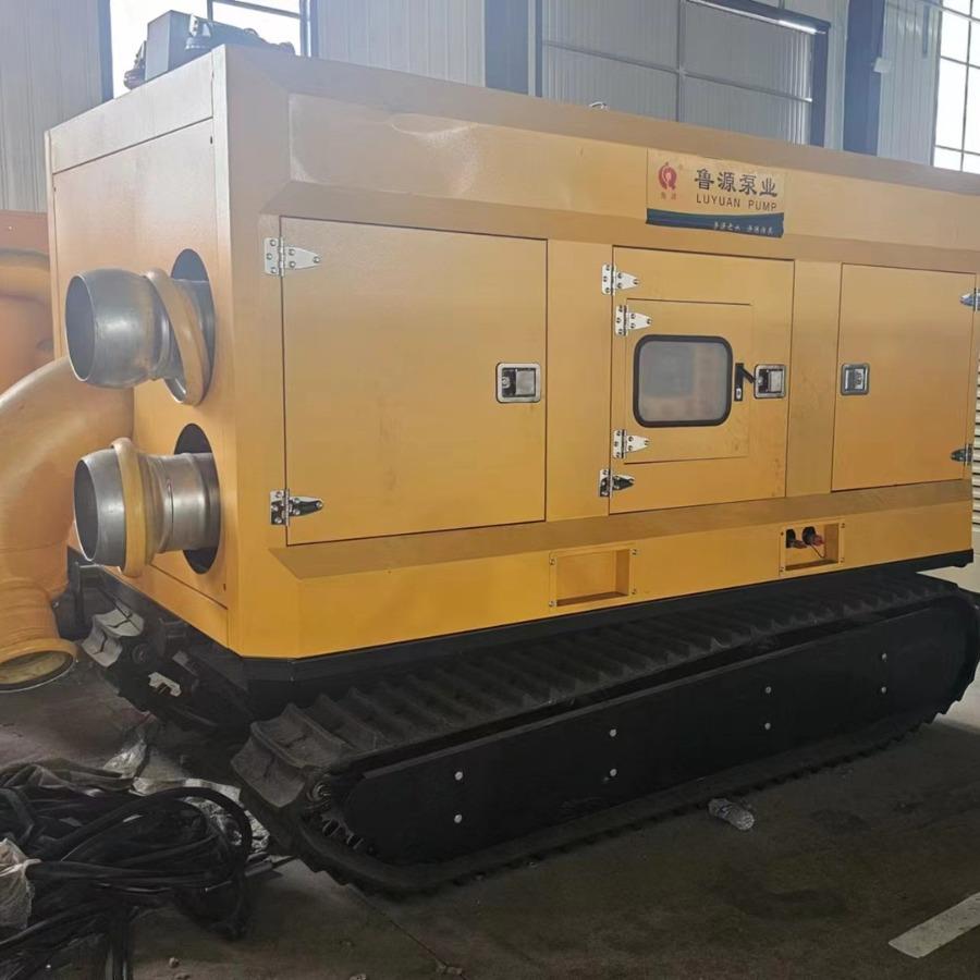 山东鲁源抗洪排涝1500立方水泵移动无人驾驶水泵车