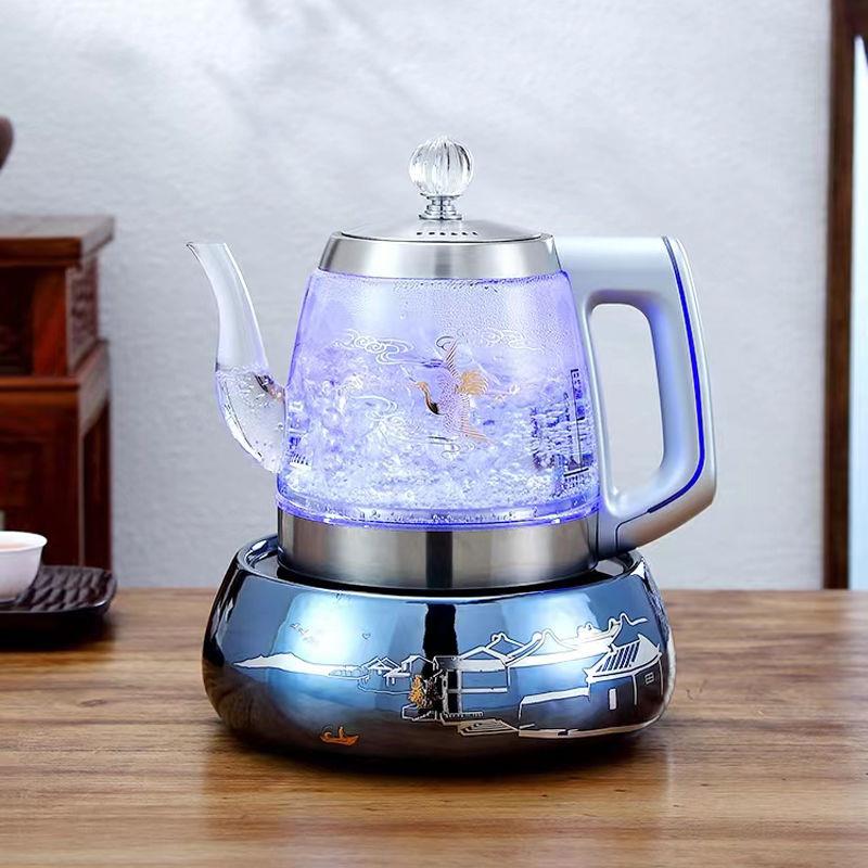品陶堂底部上水烧水壶泡茶用玻璃煮水壶智能全自动