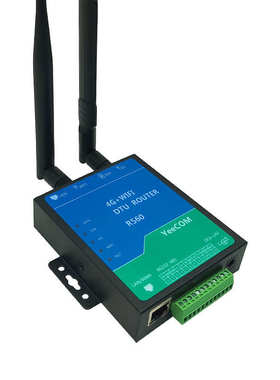 YeeCOM移讯通工业级4G路由器wifi双网口232+485串口透传DTU热点ap