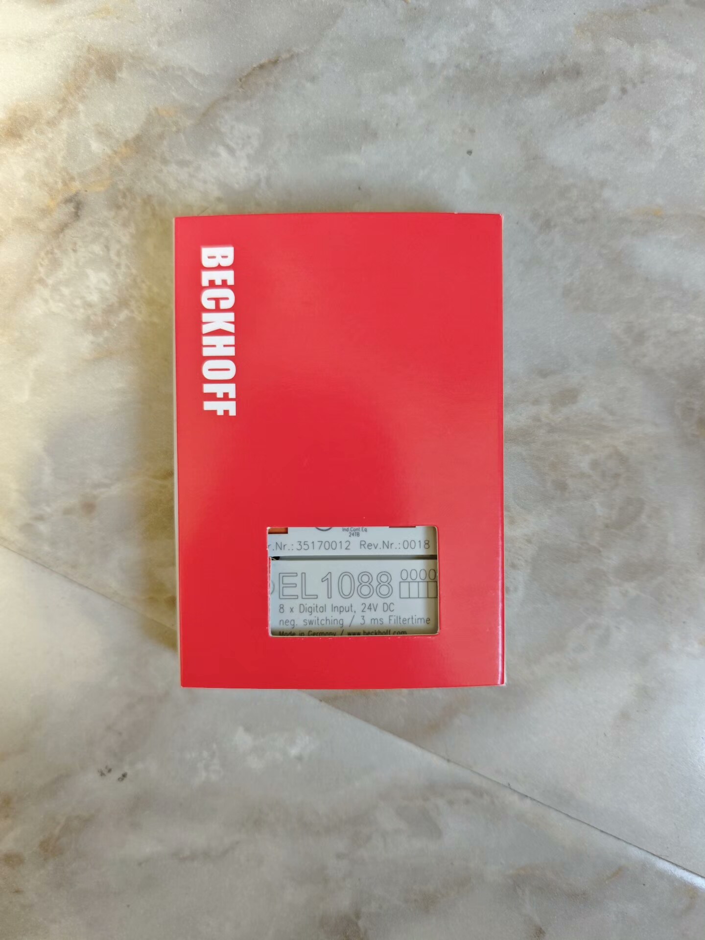 倍福EL1088模块，8路数字输入，24V DC，德国原装，