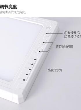 房车灯LED大尺寸大功率车厢车顶灯156灯珠汽车阅读灯跨境热销超亮